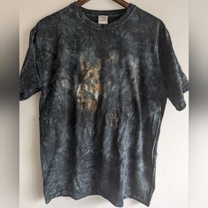 Tie Die Wolf Shirt Drip Animal Print